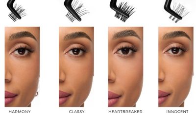 Grappes de cils pré-collés à utiliser soi-même pour appliquer des extensions de cils à la maison nanolash